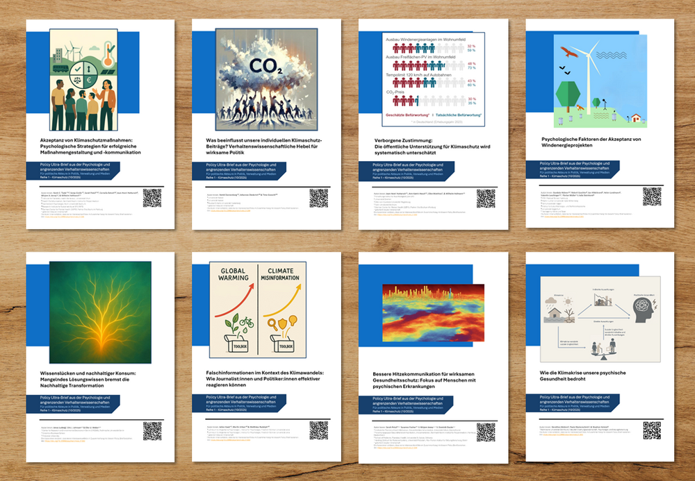 Erste Reihe der Policy Ultra-Briefs